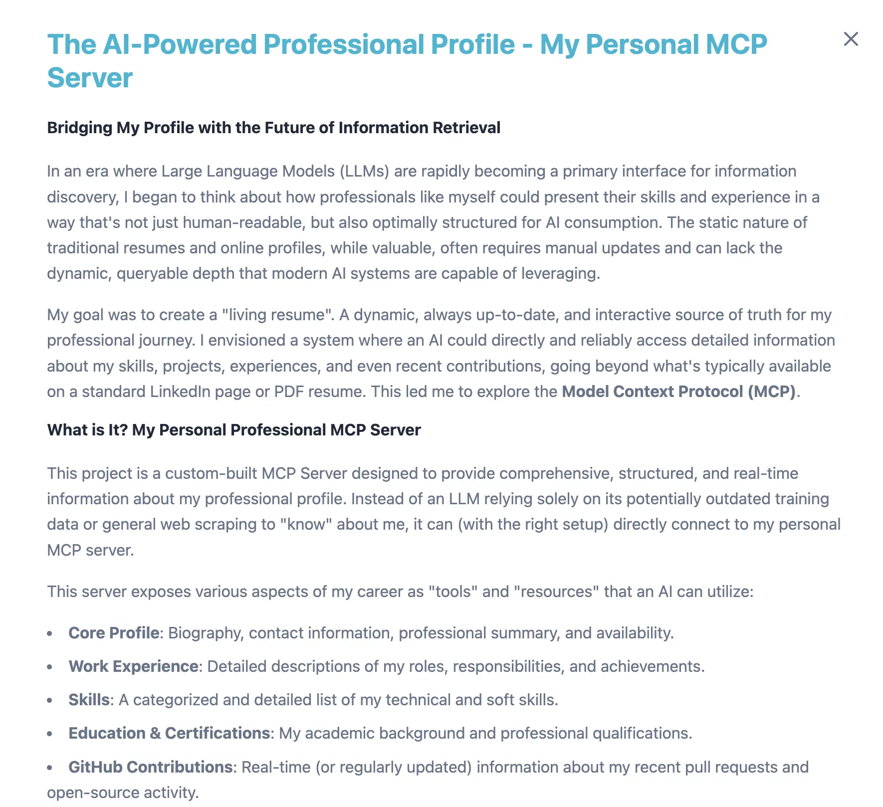 MCP server